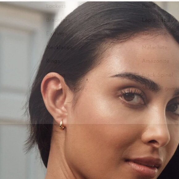 Astley Clarke Gold Celestial Mini Tiny Star Huggie Earrings - Picture 2 of 5